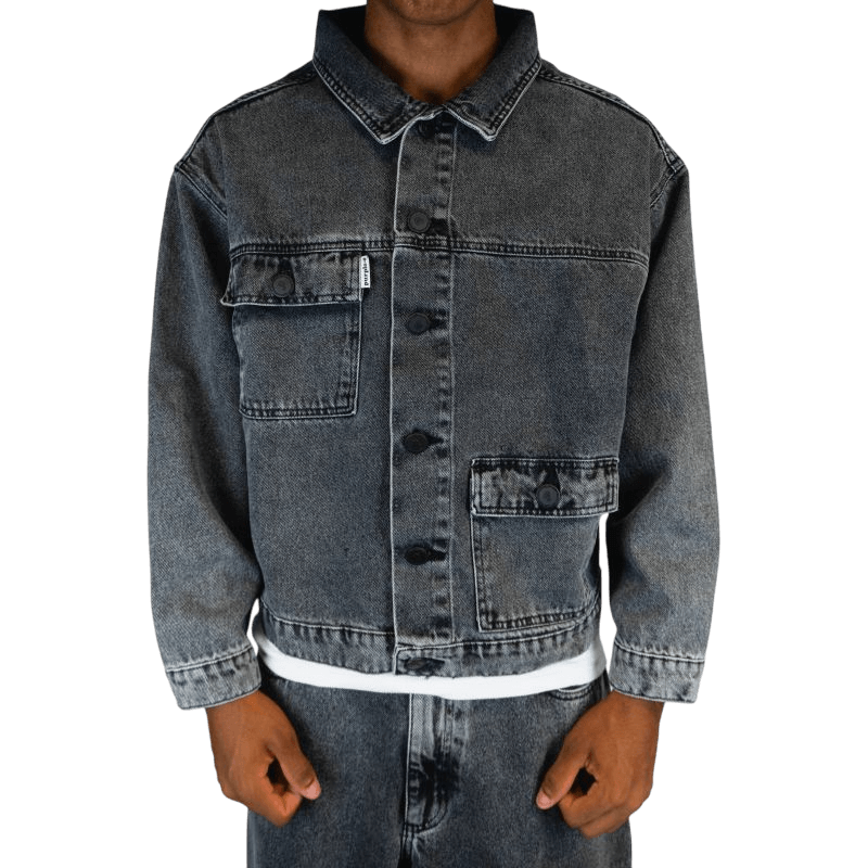 2050 Denim Jacket cinza - Image 5