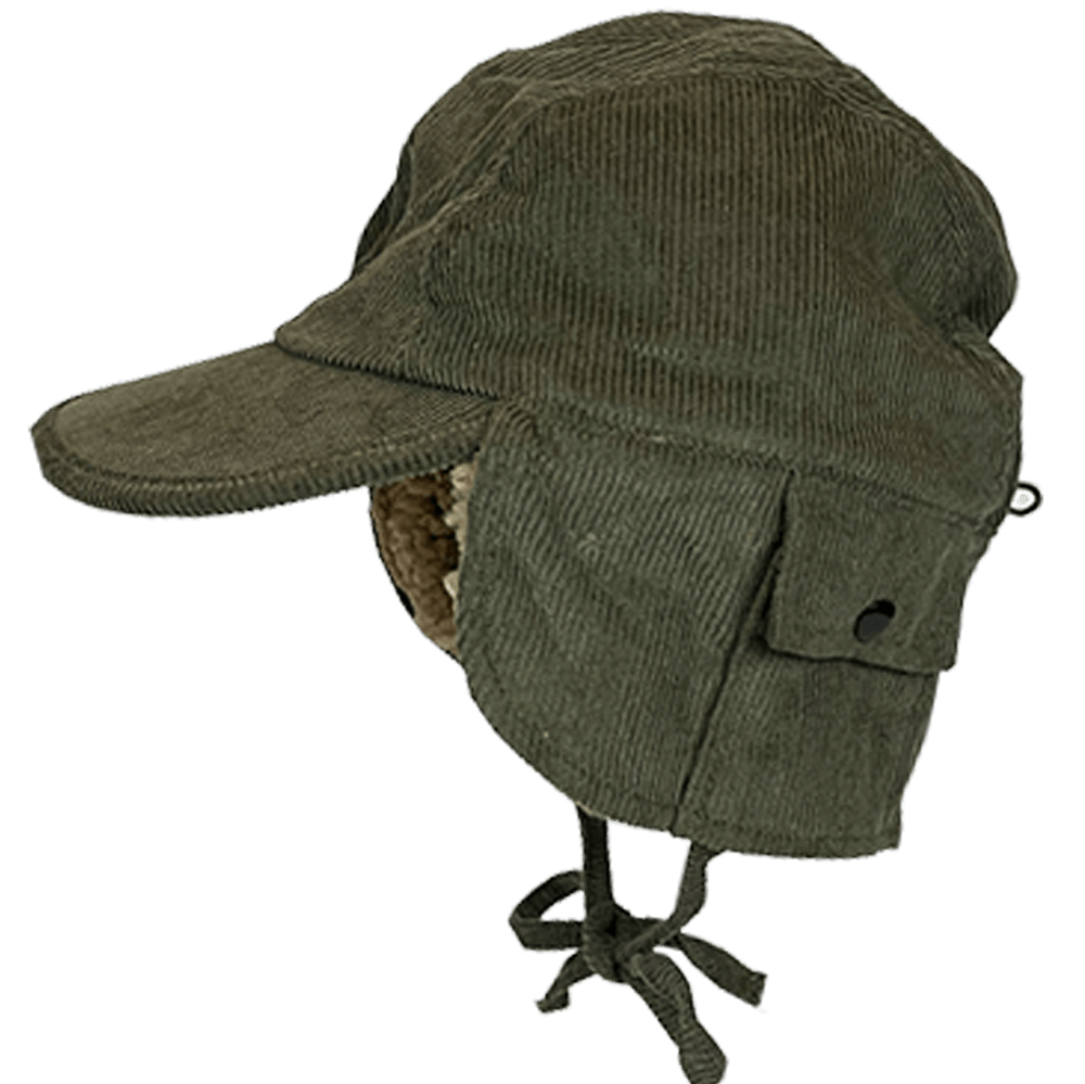 Corduroy Trapper Cap - Image 3