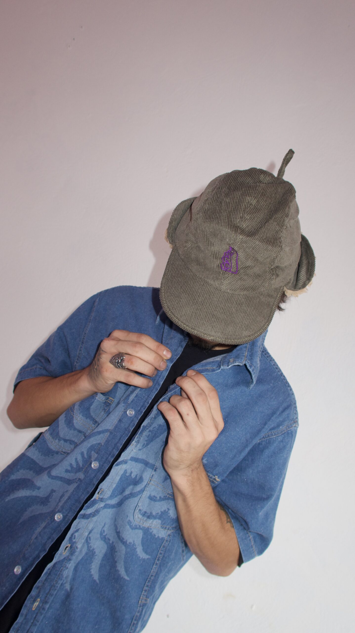 Corduroy Trapper Cap - Image 7