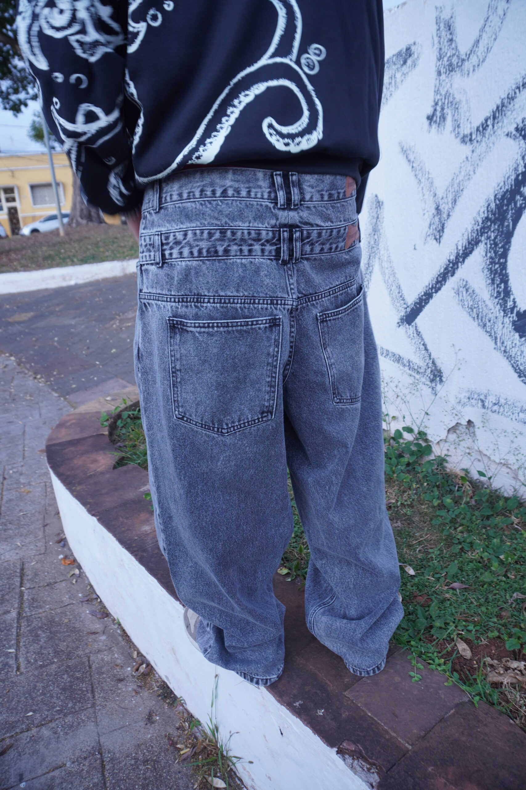 Baggy 2 Waist Grey - Image 5