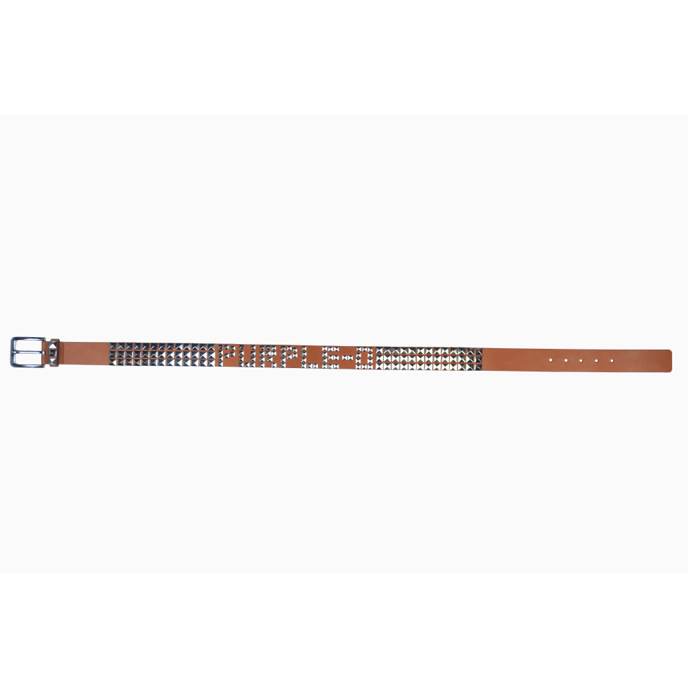 Ligh brown belts spikes - Image 4